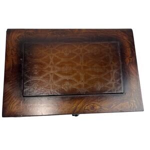 Vintage Jewelry/Stash Box 9” x 6” x 2 1/2”